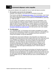 Instruction pour Forme L5 Requete En Augmentation De Loyer Superieure Au Taux Legal - Ontario, Canada (French), Page 22