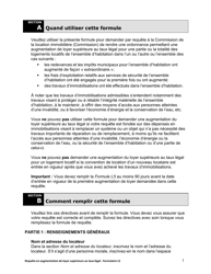 Instruction pour Forme L5 Requete En Augmentation De Loyer Superieure Au Taux Legal - Ontario, Canada (French), Page 2