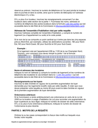 Instruction pour Forme L5 Requete En Augmentation De Loyer Superieure Au Taux Legal - Ontario, Canada (French), Page 3