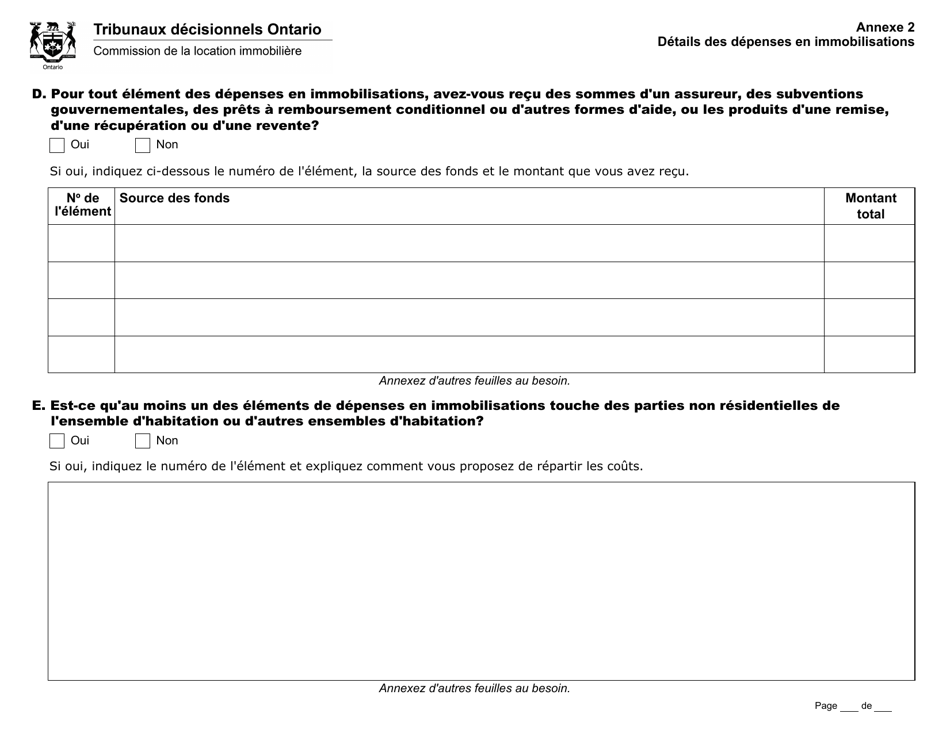 Forme L5 Requete En Augmentation De Loyer Superieure Au Taux Legal - Ontario, Canada (French), Page 11