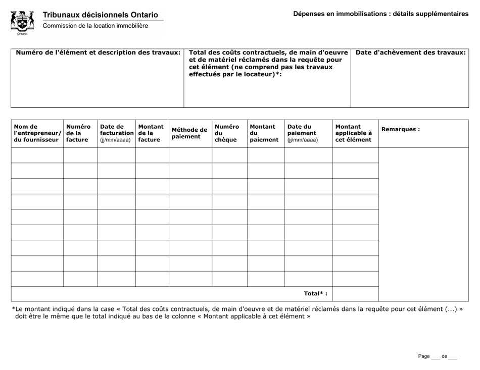 Forme L5 Requete En Augmentation De Loyer Superieure Au Taux Legal - Ontario, Canada (French), Page 13