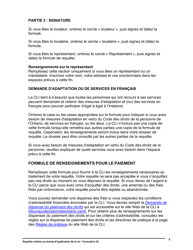 Instruction pour Forme A1 Requete Relative Au Champ D&#039;application De La Loi - Ontario, Canada (French), Page 5