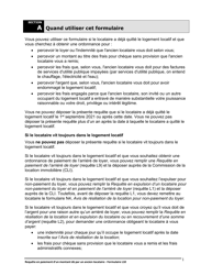 Instruction pour Forme L10 Requete En Paiement D&#039;un Montant Du Par Un Ancien Locataire - Ontario, Canada (French), Page 2