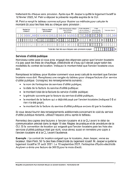 Instruction pour Forme L10 Requete En Paiement D&#039;un Montant Du Par Un Ancien Locataire - Ontario, Canada (French), Page 8