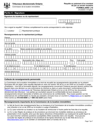 Forme L10 Requete En Paiement D&#039;un Montant Du Par Un Ancien Locataire - Ontario, Canada (French), Page 10