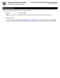 Forme L10 Requete En Paiement D&#039;un Montant Du Par Un Ancien Locataire - Ontario, Canada (French), Page 11