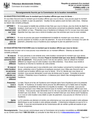 Forme L10 Requete En Paiement D&#039;un Montant Du Par Un Ancien Locataire - Ontario, Canada (French), Page 5