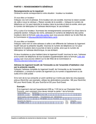 Instruction pour Forme A4 Requete En Modification Du Montant De La Reduction Du Loyer - Ontario, Canada (French), Page 3