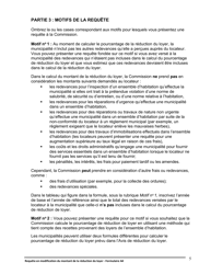 Instruction pour Forme A4 Requete En Modification Du Montant De La Reduction Du Loyer - Ontario, Canada (French), Page 5
