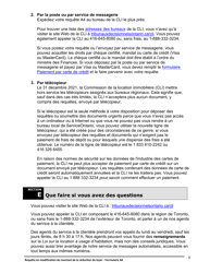 Instruction pour Forme A4 Requete En Modification Du Montant De La Reduction Du Loyer - Ontario, Canada (French), Page 9