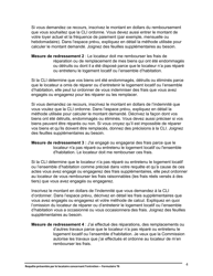 Instruction pour Forme T6 Requete Presentee Par Le Locataire Concernant L&#039;entretien - Ontario, Canada (French), Page 5