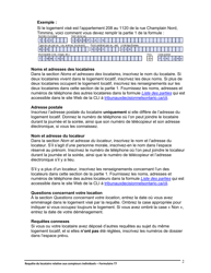 Instruction pour Forme T7 Requete Du Locataire Relative Aux Compteurs Individuels - Ontario, Canada (French), Page 3