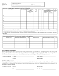 Form MDHS-EA-900 Temporary Assistance for Needy Families (TANF) Application/Supplemental Nutrition Assistance Program (Snap) Application - Mississippi, Page 3