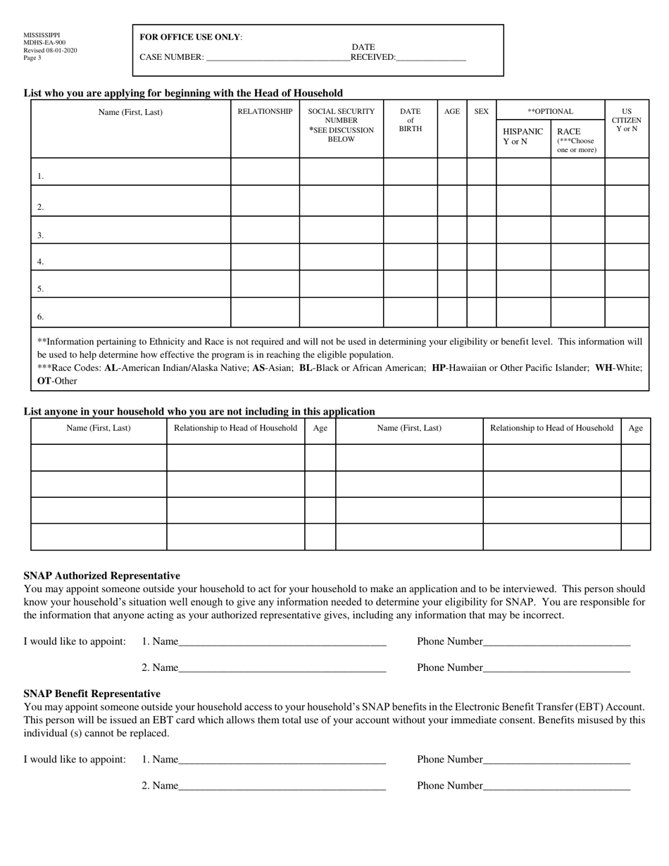 Form Mdhs Ea 900 Download Fillable Pdf Or Fill Online Temporary Assistance For Needy Families 0324