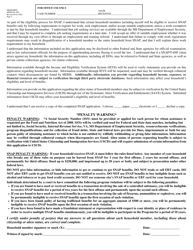 Form MDHS-EA-900 Temporary Assistance for Needy Families (TANF) Application/Supplemental Nutrition Assistance Program (Snap) Application - Mississippi, Page 4