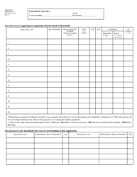 Form MDHS-EA-900 Temporary Assistance for Needy Families (TANF) Application/Supplemental Nutrition Assistance Program (Snap) Application - Mississippi, Page 6
