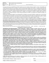 Formulario MDHS-EA-900 Solicitud De Asistencia Para Familias Necesitadas (TANF)/Solicitud Para El Programa De Asistencia Nutricional Suplementaria (Snap) - Mississippi (Spanish), Page 4