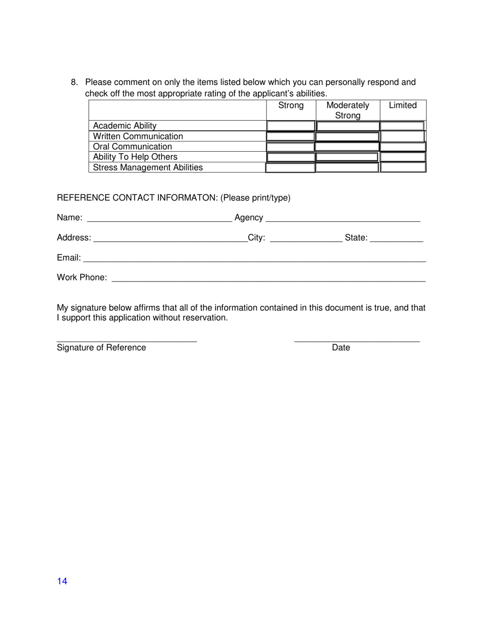 Training Application - Certified Peer Support Specialist Professional - Young Adult (Cpssp-Y) - Mississippi, Page 14