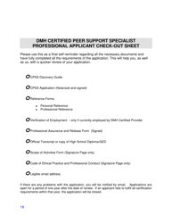 Training Application - Certified Peer Support Specialist Professional - Young Adult (Cpssp-Y) - Mississippi, Page 19