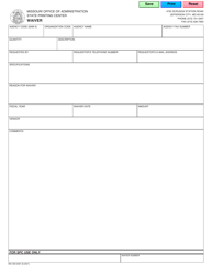 Form MO300-0297 Waiver - Missouri, Page 2