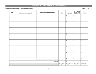 Report of Receipts and Expenditures for Independent Expenditure Committees and Funds - Minnesota, Page 15