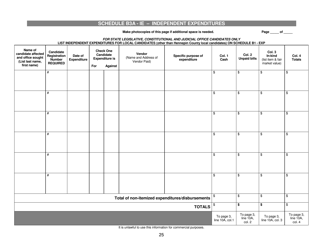 Report of Receipts and Expenditures for Political Committees and Political Funds - Minnesota, Page 25
