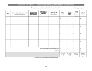 Report of Receipts and Expenditures for Political Committees and Political Funds - Minnesota, Page 30