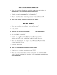 Form H-1 Background Investigation - Kentucky, Page 16