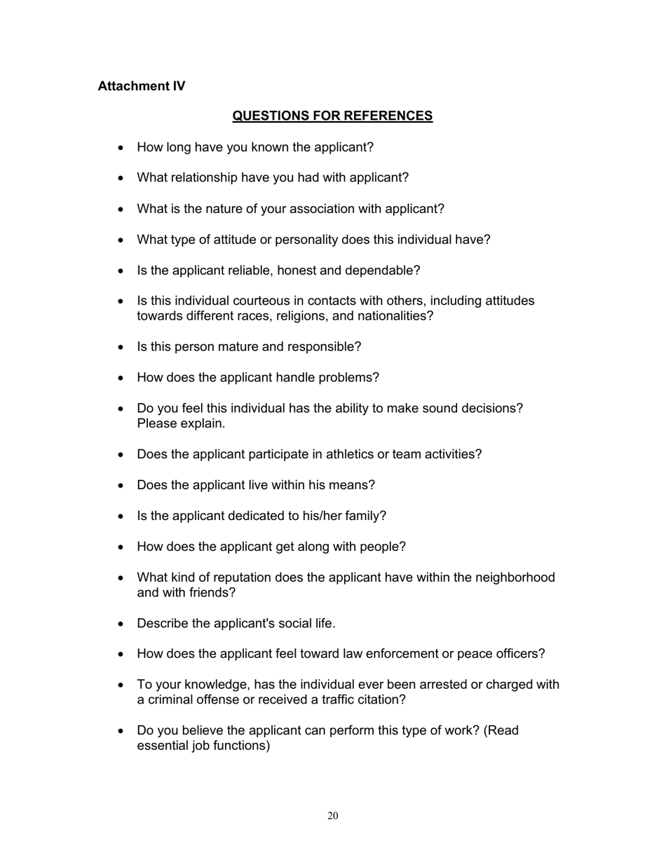 Form H-1 Background Investigation - Kentucky, Page 20