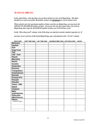 Form I-2 Pre-employment Polygraph Questionnaire - Kentucky, Page 11