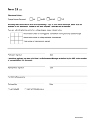Form 29 Sheriff Manager - Kentucky, Page 2
