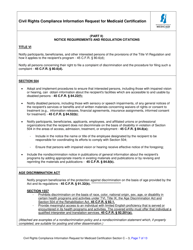 Civil Rights Compliance Information Request for Medicaid Certification - Mississippi, Page 7