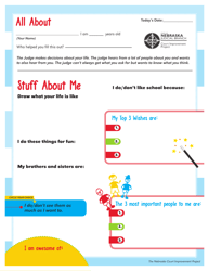 Document preview: Young Child Court Form (Ages 6-10) - Nebraska