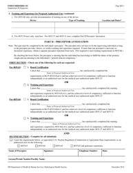 Form DHHS/RHS-1M Supplement B Authorized User Training and Experience and Preceptor Attestation - Diagnostic - New Hampshire, Page 3