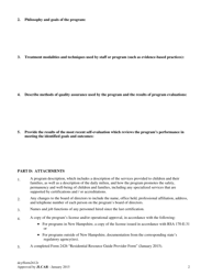 Form 2612R Certification for Payment Renewal Application - Foster Care Programs - New Hampshire, Page 2