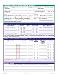 Form 1552 Child/Youth Information Sheet - New Hampshire, Page 3