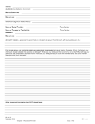 Form 1551 Child/Youth Minimal Facts Sheet - New Hampshire, Page 2