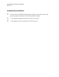 Form DC-1 Lead Abatement Contractor Application - New Hampshire, Page 5