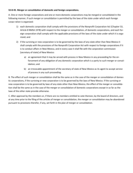 Merger Into a Foreign Nonprofit Corporation - New Mexico, Page 3