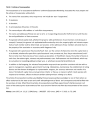 Marketing Cooperative Association Articles of Incorporation - New Mexico, Page 2