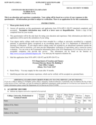Form NYS-APP--3 #20-972 Application for NYS Examinations Open to the Public - Auditor 1 (Tax) - New York, Page 2