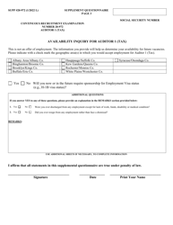 Form NYS-APP--3 #20-972 Application for NYS Examinations Open to the Public - Auditor 1 (Tax) - New York, Page 4