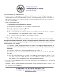 Requirements and Instructions for Merging Into a Limited Liability Company - New Mexico, Page 2