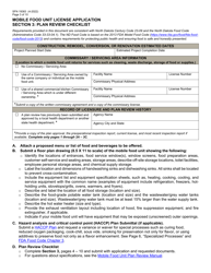 Form SFN19383 Mobile Food Unit License Application - North Dakota, Page 3