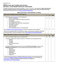 Form SFN19383 Mobile Food Unit License Application - North Dakota, Page 4