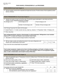 Form SFN19383 Mobile Food Unit License Application - North Dakota, Page 5