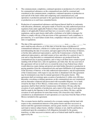 Communitization Agreement - State/Federal or State/Federal/Fee - New Mexico, Page 3