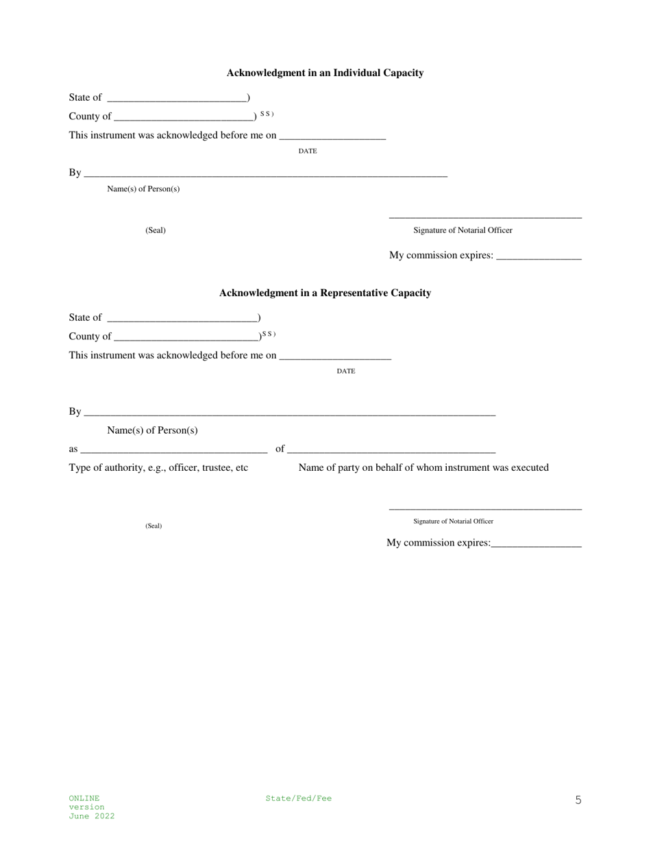 Communitization Agreement - State / Federal or State / Federal / Fee - New Mexico, Page 5