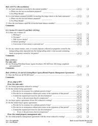 Form S11-1111 Trust/Escrow Bank Account Checklist - North Carolina, Page 4
