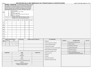 Form LDSS-3174 New York State Recertification Form for Certain Benefits and Services - New York (Italian), Page 4